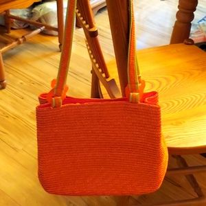 Wheat straw handbag